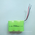 ni-mh 3.6v 2 / 3aa 600mah batería 2 / 3aa paquete de batería recargable nimh